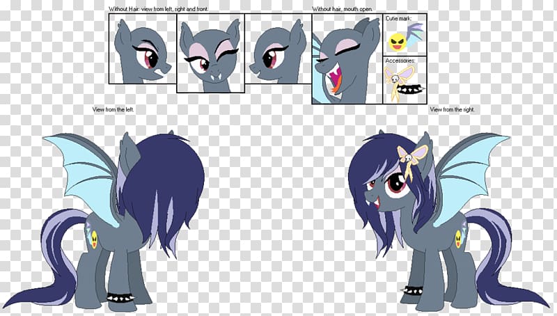 Pony Vampire bat Horse Rarity, bat transparent background PNG clipart