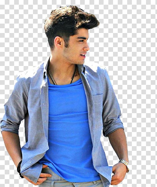Zayn Malik One Direction BLUE Little Things, cara delevingne transparent background PNG clipart