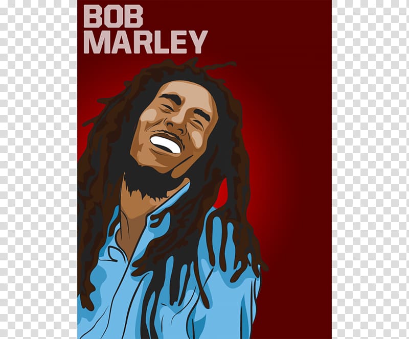 Bob Marley Poster Art Reggae, bob marley transparent background PNG clipart