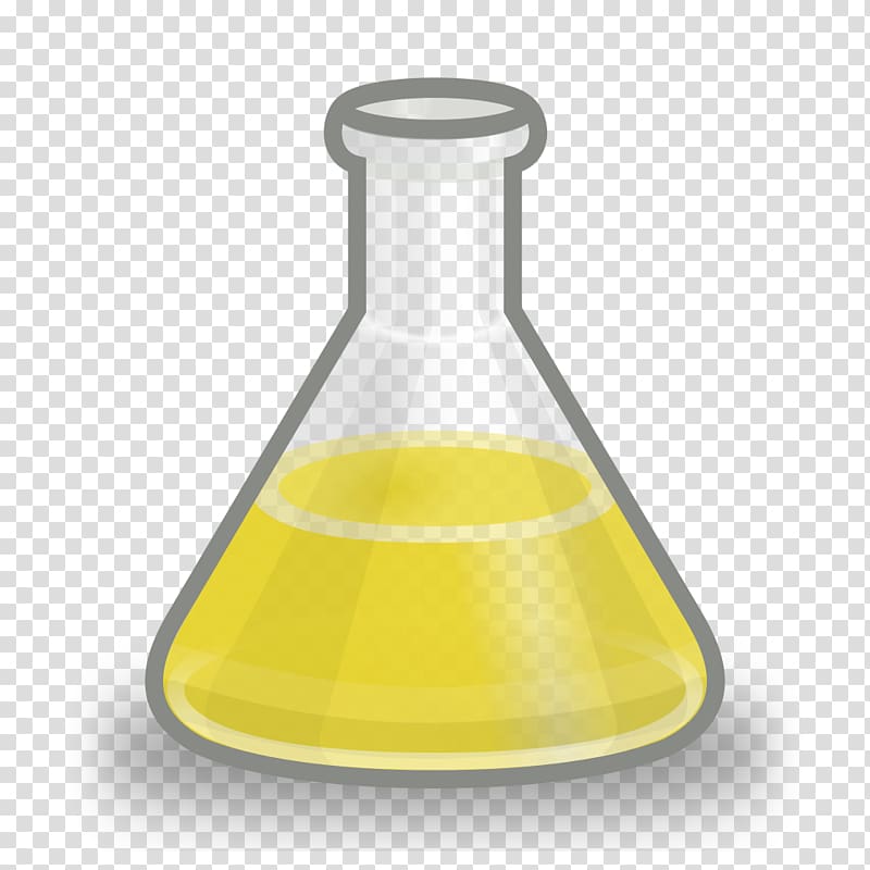 Laboratory Flasks Erlenmeyer flask Cone Chemistry, flask transparent background PNG clipart