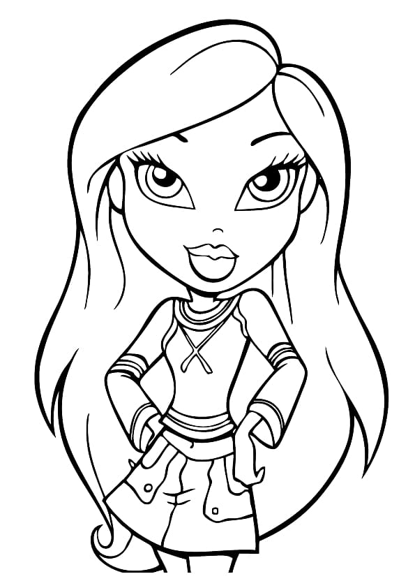 Coloring book Bratz Child Moxie Girlz Doll, Printable Peace Signs transparent background PNG clipart