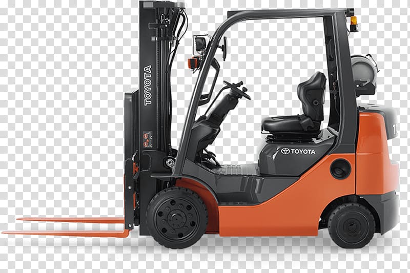 Toyota Car Forklift Material-handling equipment Material handling, Vip Party transparent background PNG clipart