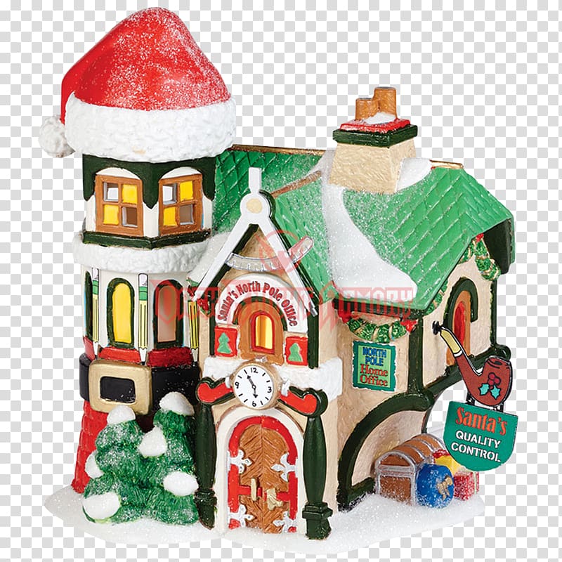 Santa Claus Santa\'s Workshop, North Pole, NY Rudolph Gingerbread house, North Pole transparent background PNG clipart