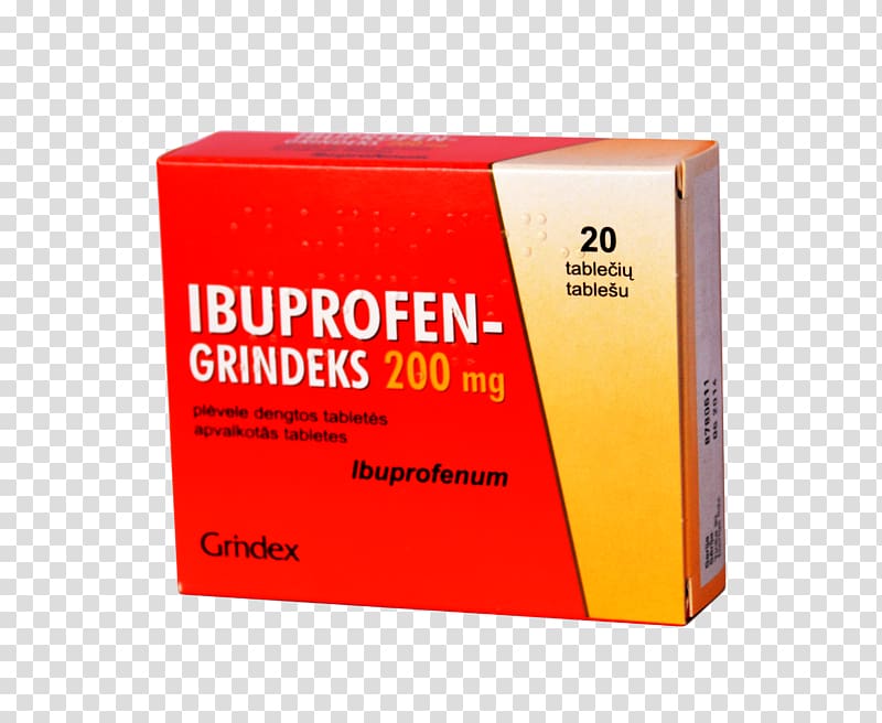 Ibuprofen Pharmaceutical drug Pharmacy Grindeks, tablet transparent background PNG clipart