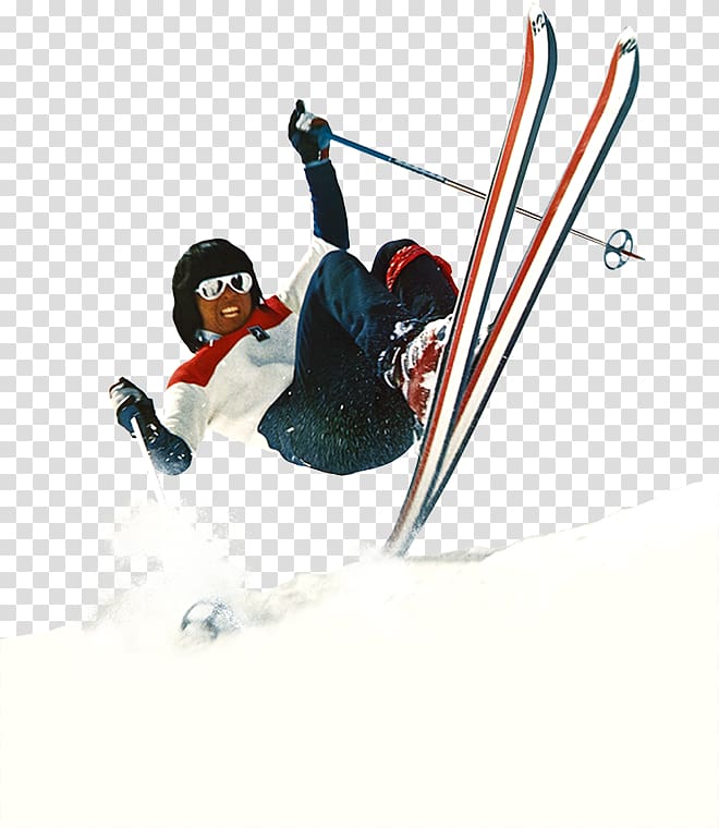 Freestyle skiing Ski Poles 1970s Poster, Travis Scott transparent background PNG clipart