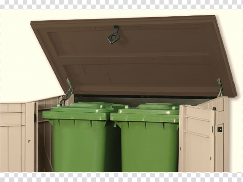 Shed Wheelie bin Rubbish Bins & Waste Paper Baskets Garden Plastic, wood transparent background PNG clipart