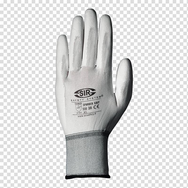 Glove Personal protective equipment Protective gear in sports Hand Safety, thumb transparent background PNG clipart