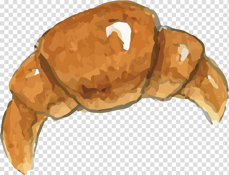 Croissant Bread Food, Horn bread transparent background PNG clipart