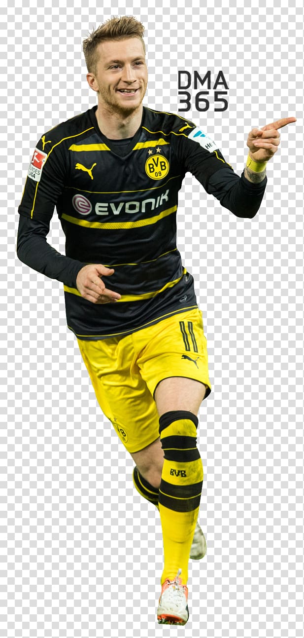 Marco Reus Borussia Dortmund Cheerleading Uniforms Football player, Marco Reus transparent background PNG clipart