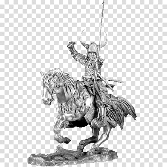 Middle Ages Figurine Statue Samurai Sculpture, samurai transparent background PNG clipart