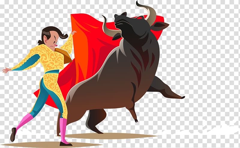 matador illustration, Bullfighting A Matador Bullring La Tauromaquia, Bull Mouse transparent background PNG clipart
