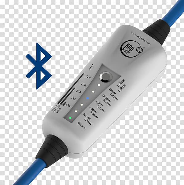 AC adapter Electric vehicle Electric car Charging station, bluetooth adapter transparent background PNG clipart