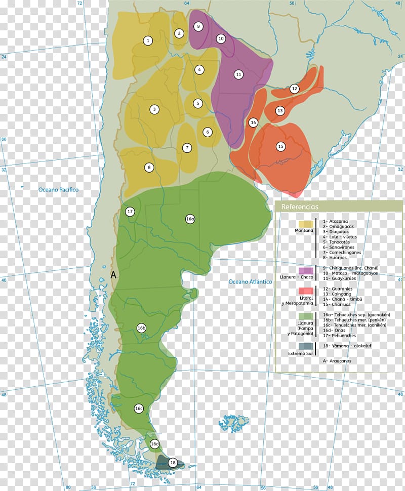 Jatorrizko herriak Indigenous peoples in Argentina Conquesta d'Amèrica Map, map transparent background PNG clipart