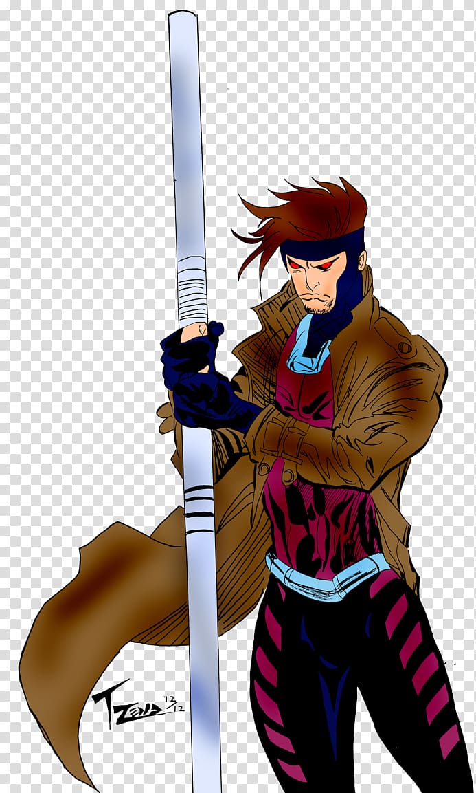 Gambit Rogue Nightcrawler Professor X X-Men, gambit transparent background PNG clipart