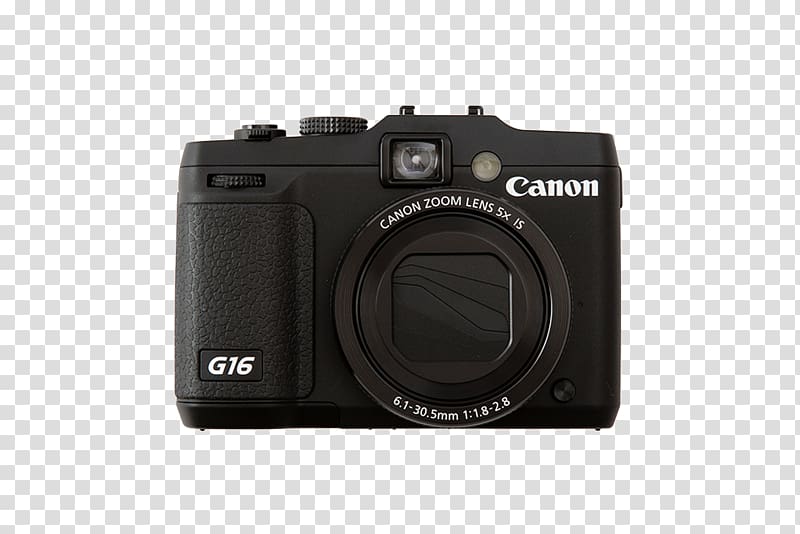 Canon PowerShot G7 X Point-and-shoot camera Canon PowerShot G16 12.1 MP Compact Digital Camera, Black, Canon PowerShot transparent background PNG clipart