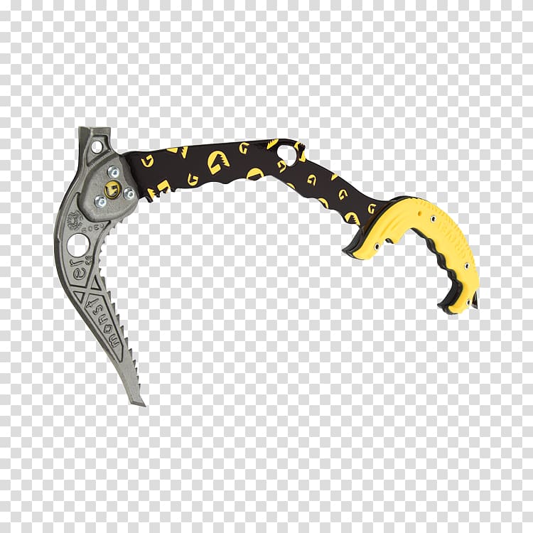 Ice axe Dry-tooling Rock-climbing equipment Grivel Ice climbing, ice axe transparent background PNG clipart