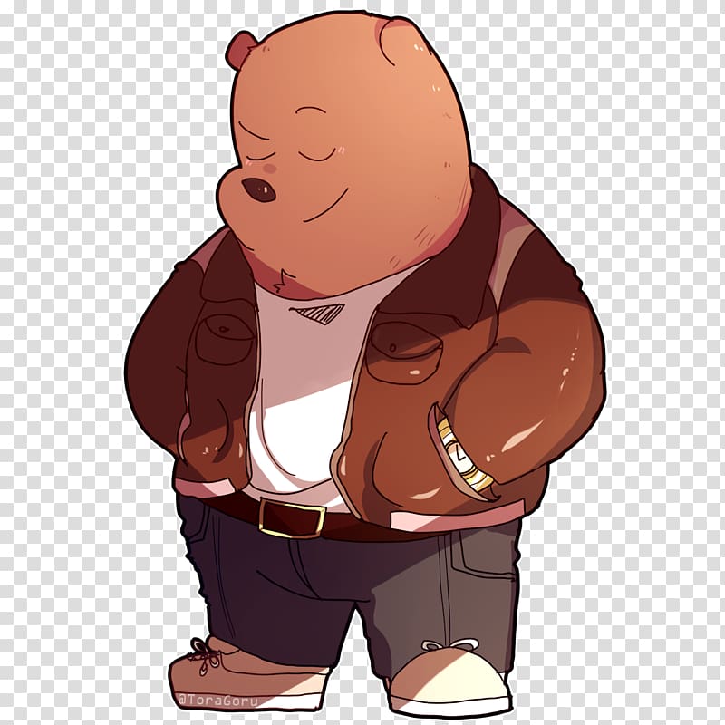 Human behavior Thumb Cartoon Illustration, grizzly we bare bears transparent background PNG clipart