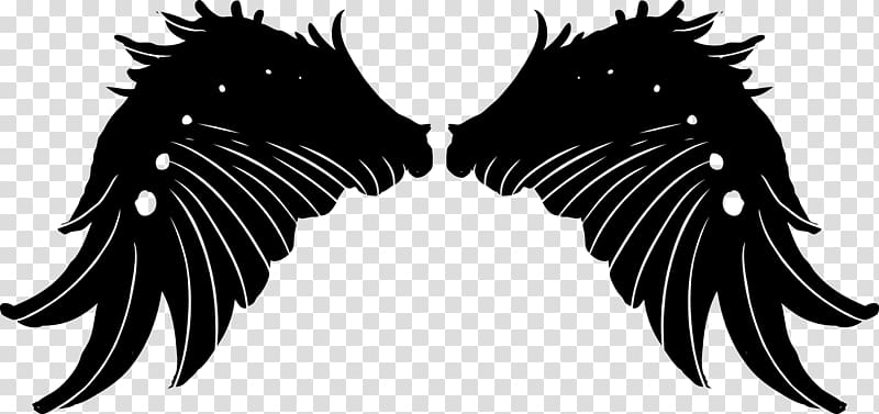 Euclidean Vecteur, black tattoo black angel wings transparent background PNG clipart