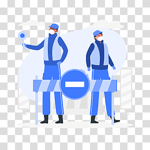 illustration, Coronavirus Border Closure, security, health, control, coronavirus, covid, quarantine, prevention, pandemic, border, closed transparent background PNG clipart thumbnail