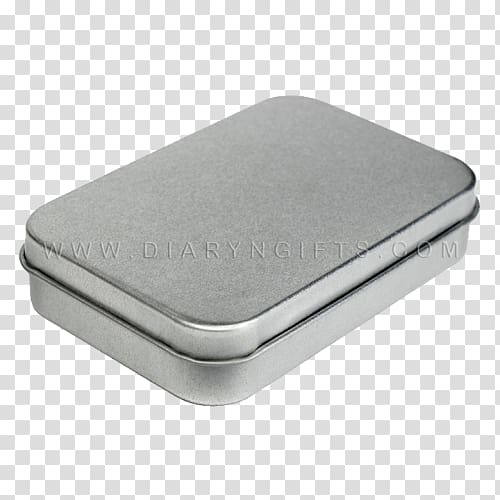 Tin box Metal Silver Hinge, box transparent background PNG clipart