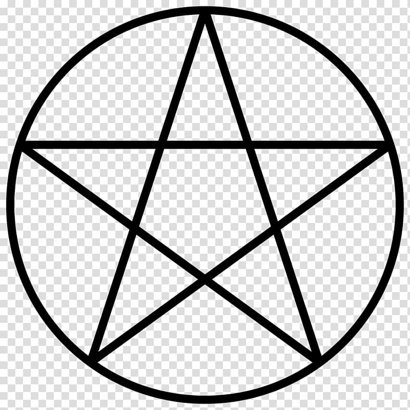 Pentagram Pentacle Symbol Wicca, pentagram transparent background PNG clipart