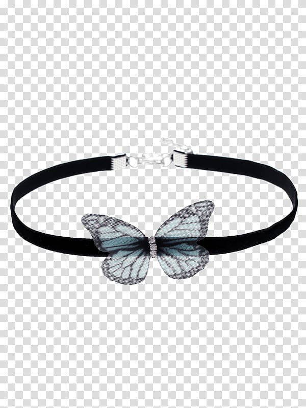Choker Bracelet Necklace Fashion Butterfly, choker necklace transparent background PNG clipart