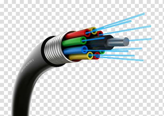 Optical fiber cable Electrical cable Optics, others transparent background PNG clipart