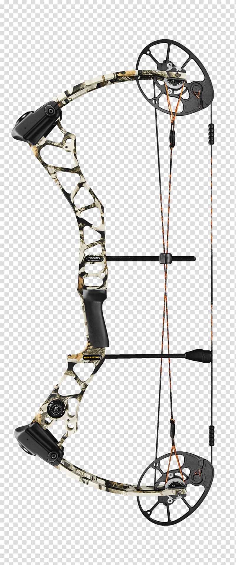 Bow and arrow Compound Bows Bowhunting Archery, MISSION transparent background PNG clipart