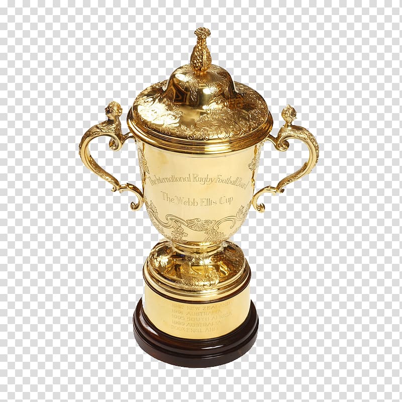 2015 Rugby World Cup Webb Ellis Cup 2003 Rugby World Cup Trophy FIFA World Cup, Trophy transparent background PNG clipart
