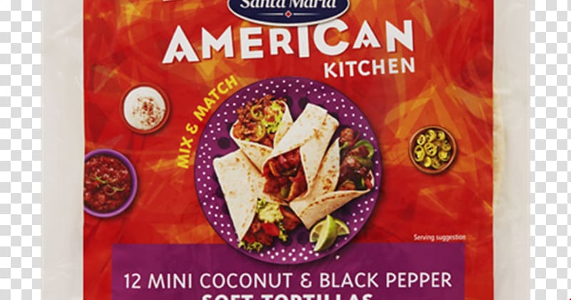 Vegetarian cuisine Latin American cuisine Wrap Mexican cuisine Taco, flour transparent background PNG clipart