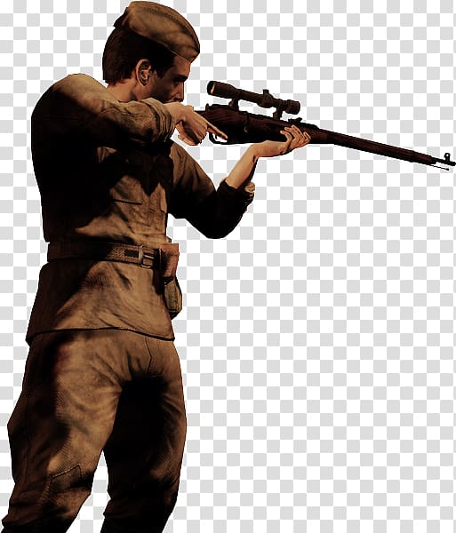 Sniper rifle Soldier Marksman Firearm, sniper rifle transparent background PNG clipart