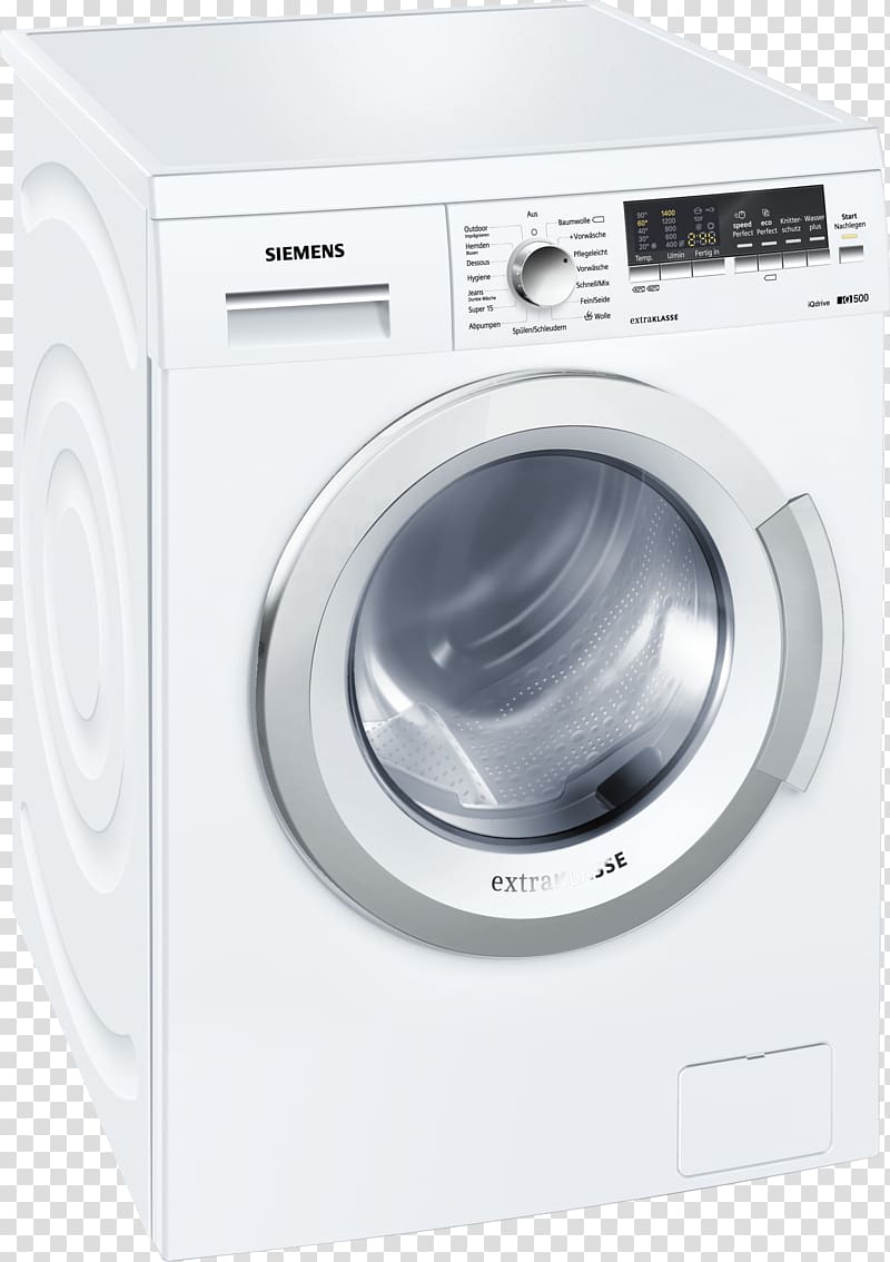Siemens WM14Q478GB Washing Machines Laundry Zanussi, others transparent background PNG clipart