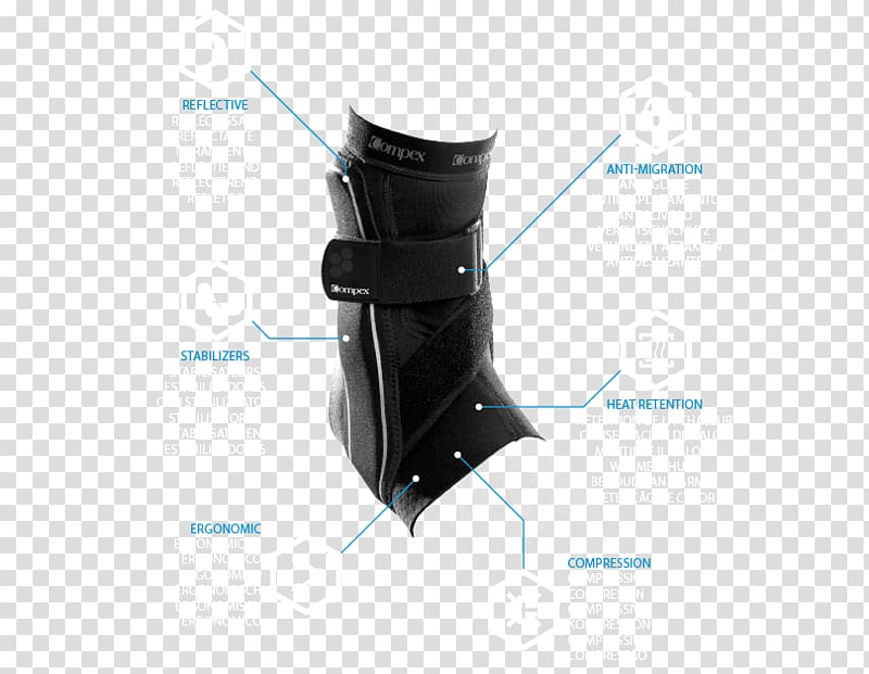 Ankle brace Orthotics Bandage Physical therapy, public benefit transparent background PNG clipart