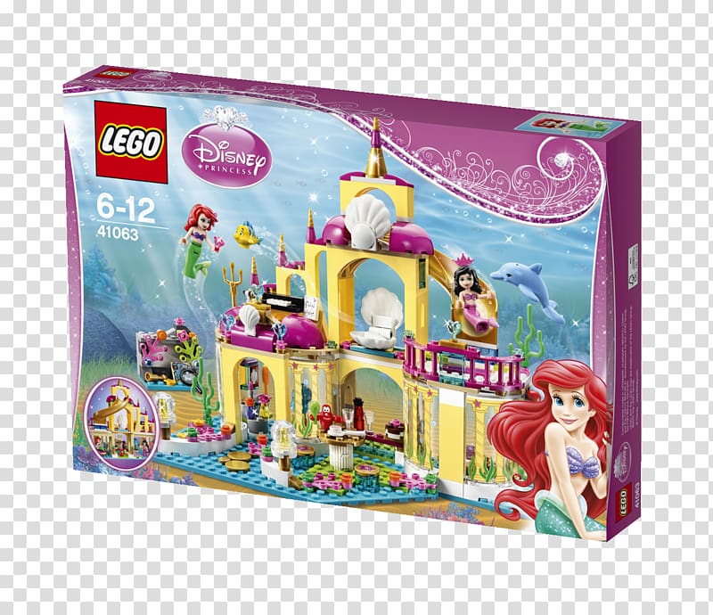 LEGO 41063 Disney Princess Ariel’s Undersea Palace Amazon.com Toy, toy transparent background PNG clipart