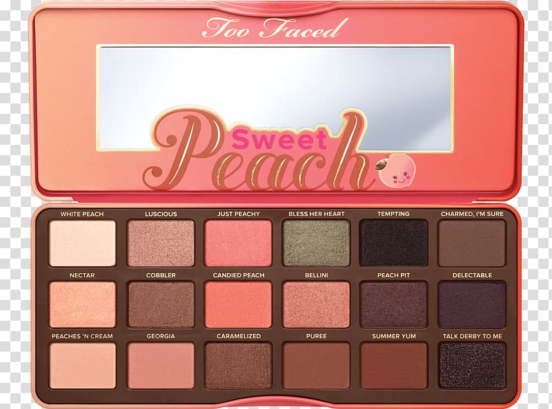 Too Faced Sweet Peach Too Faced Peanut Butter & Jelly Eye Shadow Palette Too Faced Chocolate Bar Cosmetics, eye shadow transparent background PNG clipart