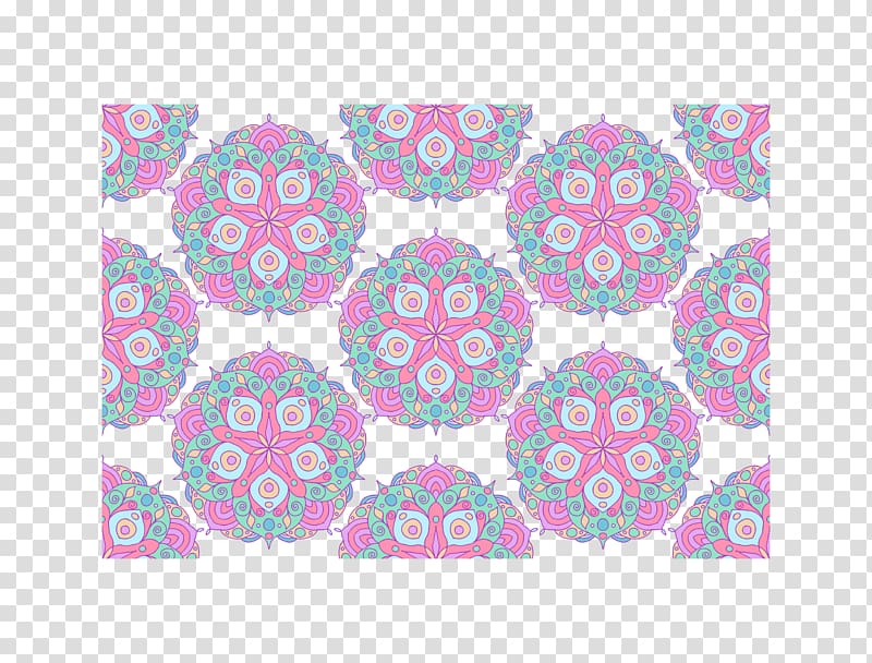 Circle Pink Pattern, Chinese pink circle pattern transparent background PNG clipart