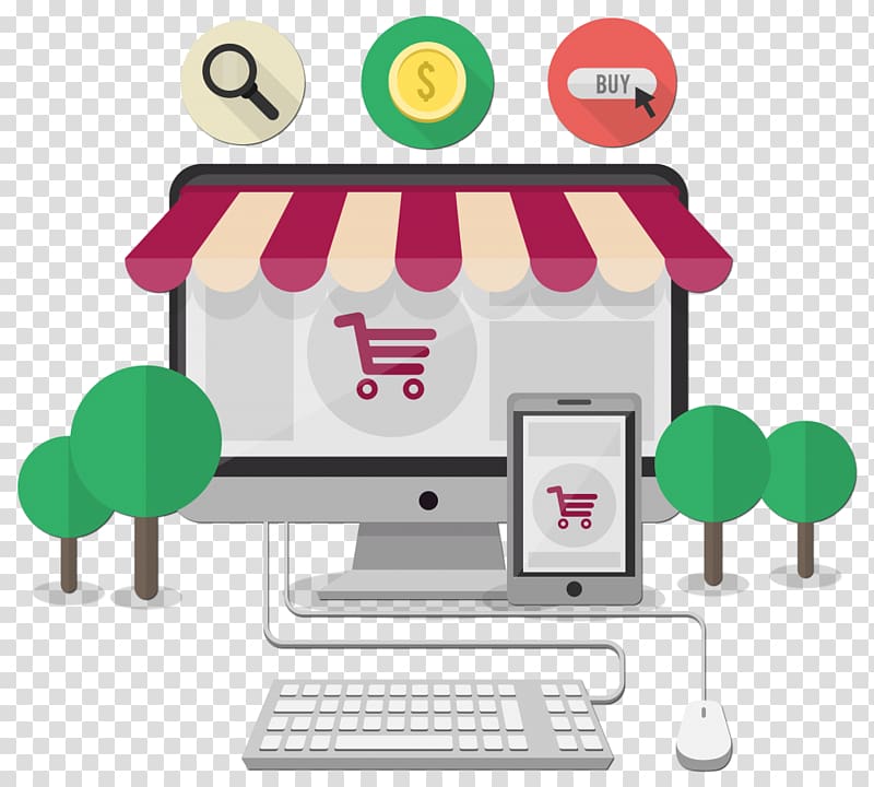 E-commerce Omnichannel Sales Marketing Trade, Marketing transparent background PNG clipart