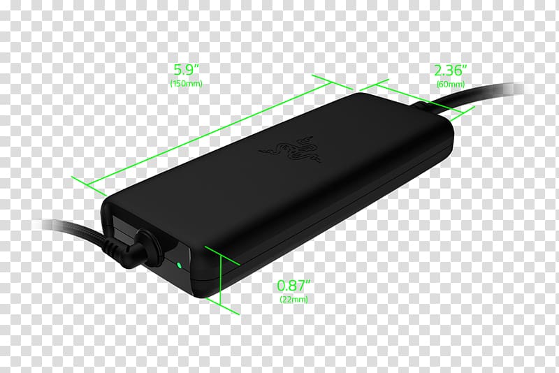 AC adapter Computer mouse Power Converters Razer Inc., Computer Mouse transparent background PNG clipart