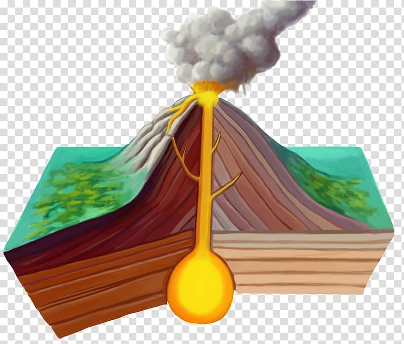 Volcano Eruption of Mount Vesuvius in 79 Lava Earthquake Volcanic gas, Active volcanic lava eruption transparent background PNG clipart