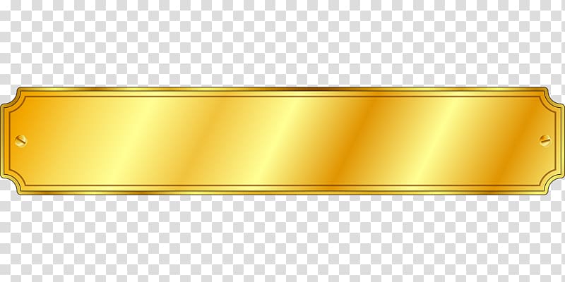 rectangular gold plate , Gold bar Label Paper, label transparent background PNG clipart