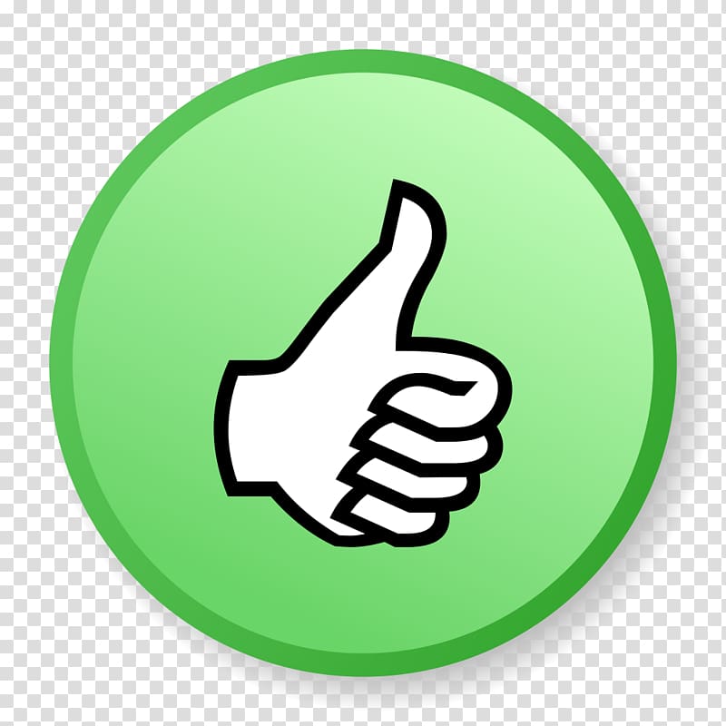 thumbs up illustration, Thumb signal Computer Icons Gesture OK, Green Thumbs Up Icon transparent background PNG clipart