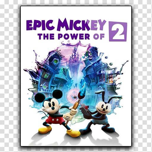 Epic Mickey 2: The Power of Two Wii U Mickey Mouse, mickey mouse transparent background PNG clipart