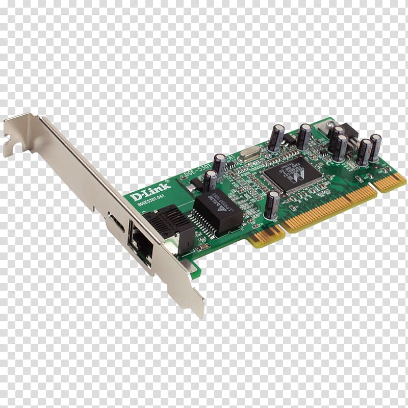 Network Cards & Adapters Conventional PCI Computer network D-Link, Computer transparent background PNG clipart