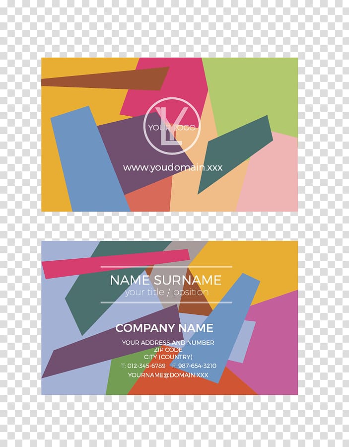 Business Card Design Paper, Business cards transparent background PNG clipart