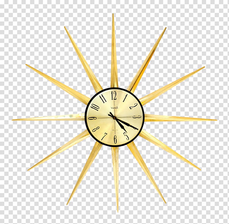 Line Clock, Modern clock transparent background PNG clipart