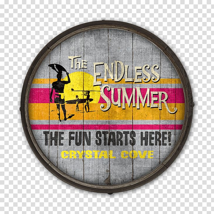 The Endless Summer Brand Sign Font, Summer sign transparent background PNG clipart