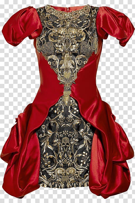 Dress Satin Designer Fashion Red, Red dress transparent background PNG clipart