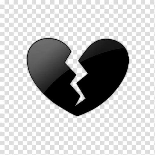 Broken heart Emoji , Cracked Heart transparent background PNG clipart ...