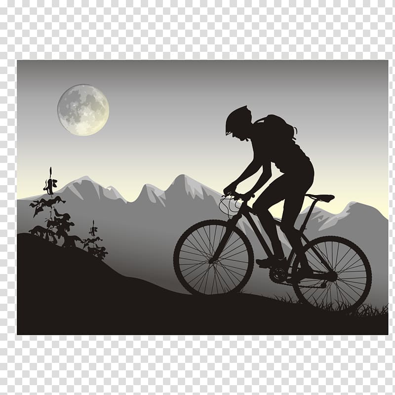 Wedding invitation Greeting & Note Cards Birthday Cycling Bicycle, bicycle silhouette transparent background PNG clipart