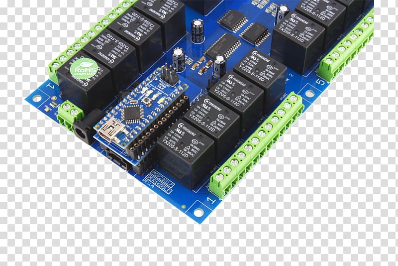 Microcontroller Arduino Electronics Electronic component Transistor, Generalpurpose Inputoutput transparent background PNG clipart